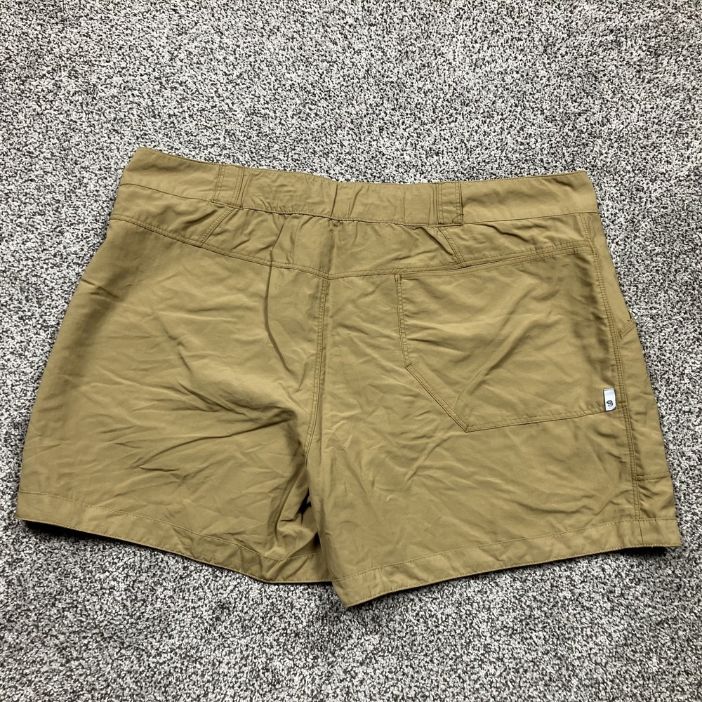 Mountain Hardwear Shorts Womens 14/46 Tan Hiking Running‎ Jogging Unlined